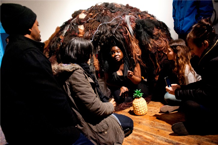 in the hair teepee
