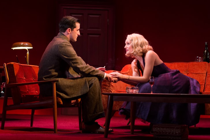 Illicit lovers: Philip Cairns (Max Halliday) and Kelly Hotten (Sheila Wendice). Pictures: Manuel Harlan