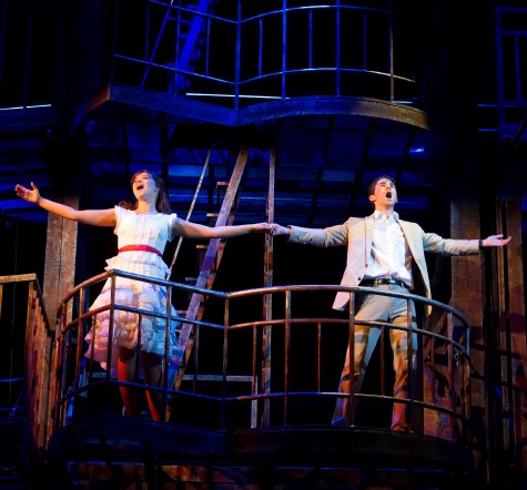 Picture of Tony and Maria singing Tonight